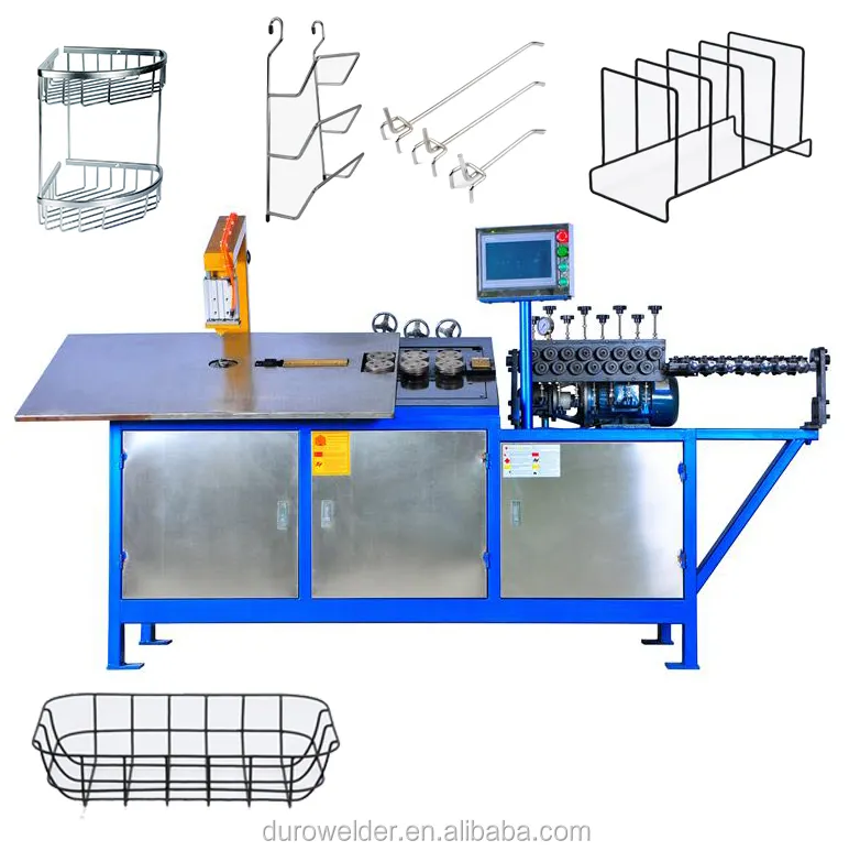 Cintreuse de fil d'acier de supermarché/cintreuse de fil d'acier de commande numérique par ordinateur 2D/cintreuse automatique de fil d'acier