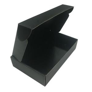 Foldable Easy Shipping Black Paper Packaging Box for Shoes