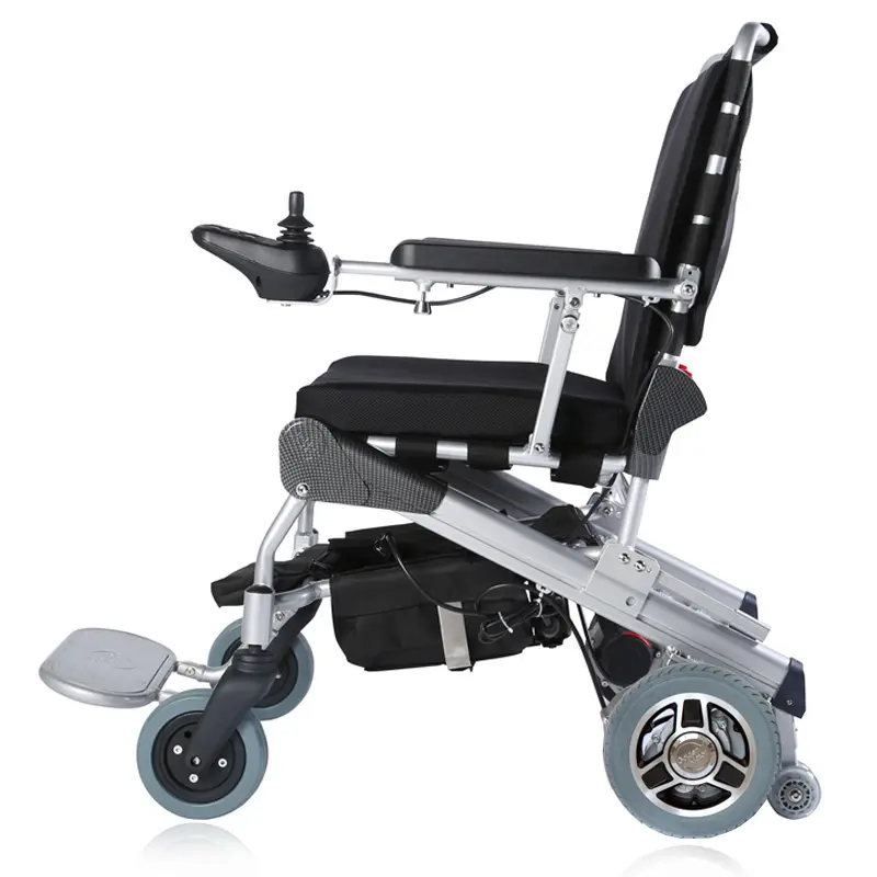 CE onaylı e-taht hafif 8 ''güç taşınabilir elektrikli tekerlekli sandalye elektrikli scooter handikap