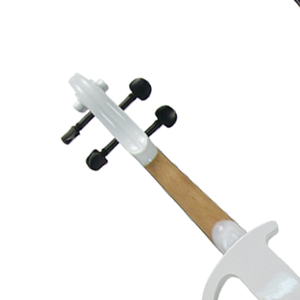 Sinomusik precio al por mayor alta calidad chino sólido cuerpo blanco 4 cuerdas violín eléctrico con estuche y arco - Product Image 3