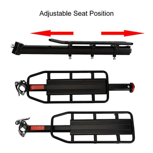 ROCKBROS — <span class=keywords><strong>porte</strong></span>-<span class=keywords><strong>bagage</strong></span> pour <span class=keywords><strong>vélo</strong></span> en aluminium, support de cargaison pour bicyclette, à dégagement rapide, bicyclette - Product Image 5