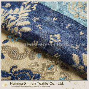 Tissu de tapisserie pour meubles, bleu et blanc, livraison directe depuis l'usine, pour tapisserie - Product Image 3