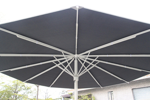10 pies <span class=keywords><strong>3M</strong></span> jardín playa sombrilla redonda Patio comercial sombrilla con base y LED - Product Image 3