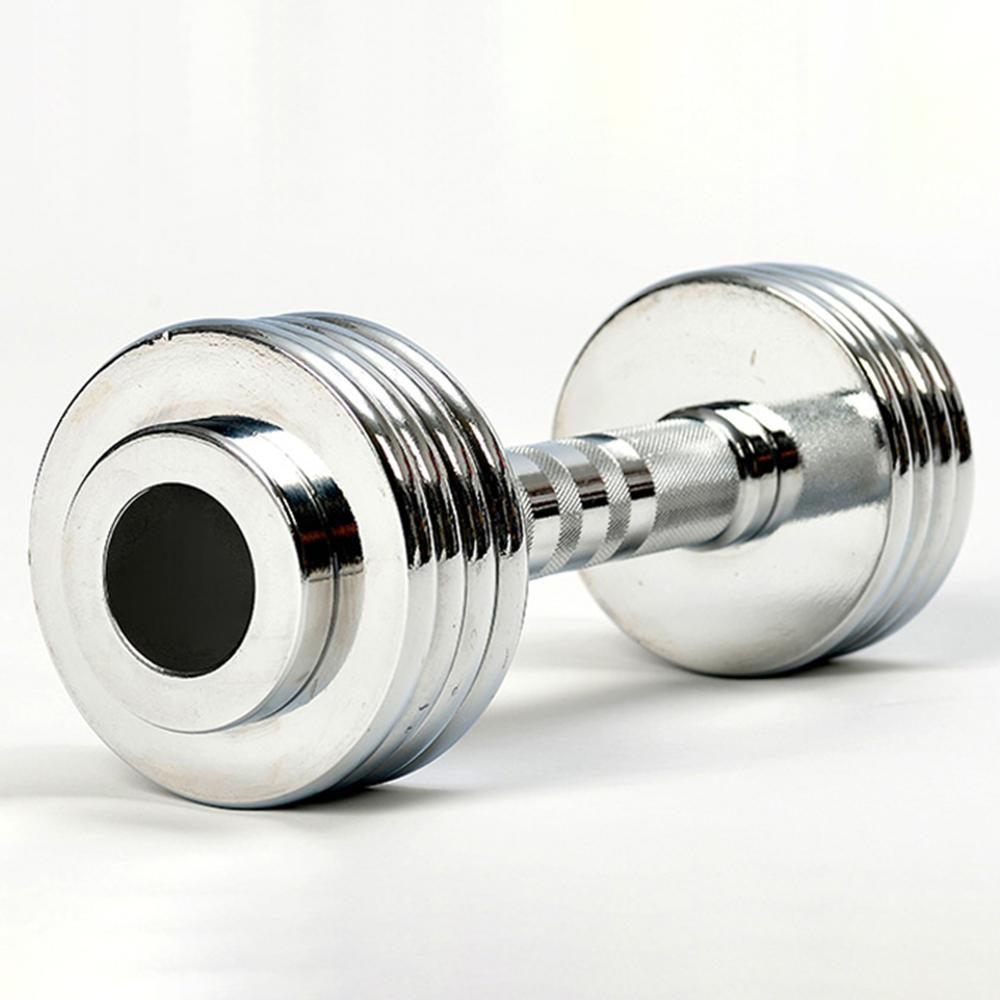 Регулируемый Вес, чугунный гальванический хромированный набор гантелей, круглые гантели для коммерческого использования