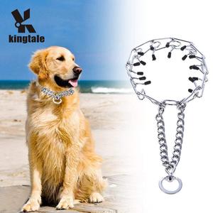 किंगस्टोरी पालतू जानवरों की आपूर्ति कुत्ते प्रूंग पिंच प्रशिक्षण कॉलर, आराम रबर युक्तियों के साथ पालतू चोक कॉलर - Product Image 5