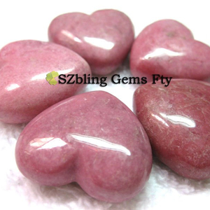 Top qualité naturel pierres précieuses <span class=keywords><strong>rhodonite</strong></span> coeur <span class=keywords><strong>pierre</strong></span> - Product Image 2