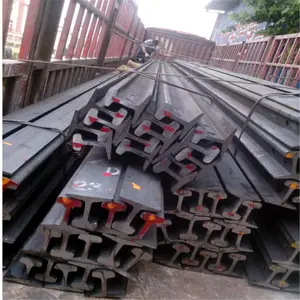 Track from china railway 50kg railroad steel light rail 6m to 12m length steel rail chinacoal 6m 12m guide rail aisi astm bs din gb jis