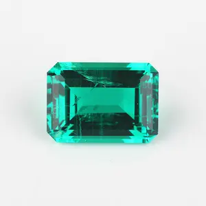 Factory PriceためSale Colombian Emerald 4 × 6ミリメートルSynthetic Gemstone