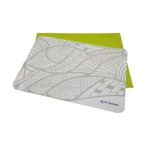 Airline logo print coated anti slip atlas paper tray mat liner