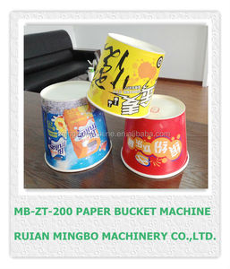 China Venta caliente cubo grande de papel que hace la máquina/palomitas máquina taza (MB-ZT-200) - Product Image 5