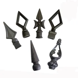 decorative wrought iron spear top/railhead/spear point