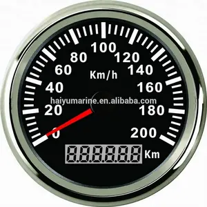 85mm 120KMH 200KMH Boat Marine GPS Speedometer