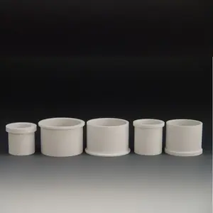 White alumina ceramic taper sleeve industrial ceramic