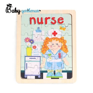 Custom fireman children educational wooden <span class=keywords><strong>puzzle</strong></span> for wholesale Z14289C - Product Image 2