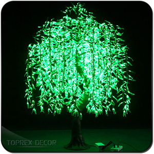 Árbol de Sauce Llorón Artificial con Iluminación RGB para Decoración de Bodas - Product Image 4