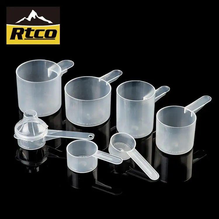 RTCO-cuchara medidora de plástico, polvo de proteína líquida