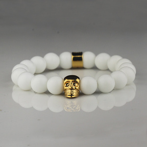 Missjewelry antiguo al por mayor chapado en oro mármol pulseras para hombres - Product Image 1