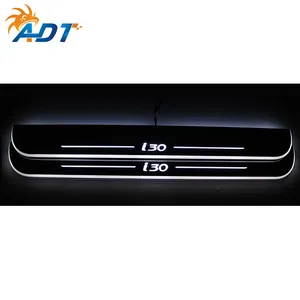 ADT 2020 Hot and New White RGB LED bewegliche Tür abrieb drahtlose LED-Türschwellen platte für K5 W202 W204 E46