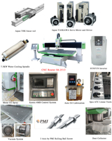 SUDA 2020 Meilleures ventes Routeur CNC 5 axes 3D pour le travail du bois Centre de fraisage CNC haute précision avec table mobile 1300 2500
