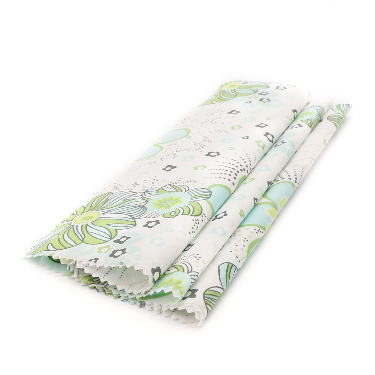 Ткань из вуали и хлопка с принтом для женщин