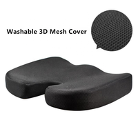 Coussin orthopédique De Mousse De Mémoire pour la Chaise De Bureau de Siège De Voiture Yoga Fournit Coccyx Coccyx et Soulagement de La Douleur Sciatique