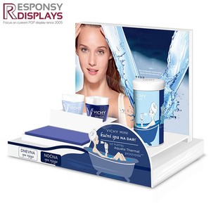 Acrylic <span class=keywords><strong>Countertop</strong></span> Rack hiển thị với đa ngăn tổ chức kệ cho mỹ phẩm và tinh dầu Showcase - Product Image 2