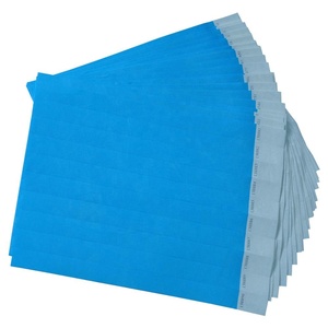 New Style Einmaliges 1070 Neon <span class=keywords><strong>Blue</strong></span> Soft Tyvek Papier armband Armband für Schul veranstaltungen - Product Image 6