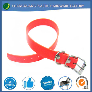 Collar de perro de cincha sintética de PVC grande ecológico Material de TPU de alta calidad Collar de perro de caza de galgo impermeable - Product Image 3