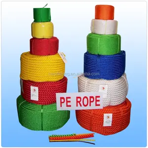 Manufacturer Twisted Nylon PE Polythene Marine Plastic Fishing Rope Cord Fishi Polythene Rope