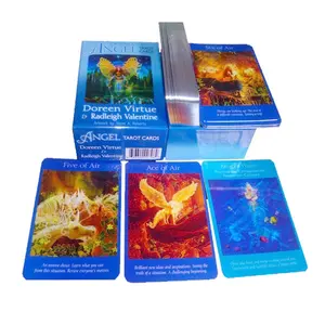 <span class=keywords><strong>Carte</strong></span> Oracolo dell'Affermazione della Gravidanza, Diverse Tipologie, Stampa Colorata su Carta Dorata, <span class=keywords><strong>Carte</strong></span> dei Tarocchi Olografiche con Bordi Argentati - Product Image 1