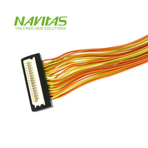 สายเคเบิล LVDS แบบกำหนดเอง ระยะห่าง 1 มม. 31 พิน ชุบดีบุก ยี่ห้อ Hirose ได้รับการรับรองมาตรฐาน RoHS และ UL1571 สำหรับ - Product Image 4