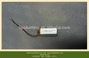 Recargable 852040 <span class=keywords><strong>3</strong></span>.7 v 650ma lipo batería por GPS tracker - Product Image 3