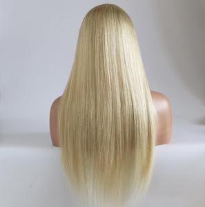 100% <span class=keywords><strong>pelo</strong></span> europeo ombre color <span class=keywords><strong>rubio</strong></span> pelucas llenas del cordón para las mujeres blancas virgen Remy pelucas del cordón - Product Image 2