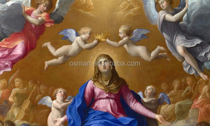 Dipinto a Olio Classico Europeo Fatto a Mano da Artista Esperto, <span class=keywords><strong>Angeli</strong></span> del Paradiso su Tela per Decorazione di Gallerie - Product Image 3