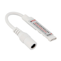 Mini contrôleur de bandes LED avec télécommande sans fil, RF, rvb, DC 5V-24V, 12a, 17 clés, pour changer la lumière