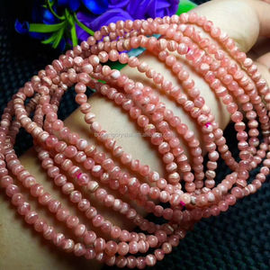 Rodocrosita energía pulsera (udewa) recta, joyería de alta calidad, piedras preciosas - Product Image 6