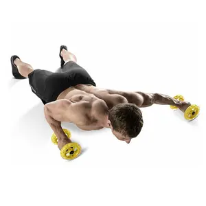 Nuevo doble ruedas Abdominal Core ejercitador con precio competitivo