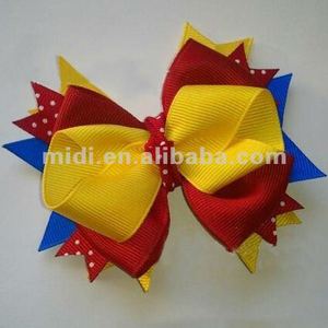 Lovely girl ribbon hair Clip with ribbon bow - Product Image 1