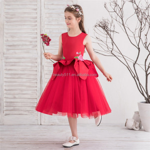 Brillante elegante princesa flor niña comunión estilo niños <span class=keywords><strong>vestido</strong></span> <span class=keywords><strong>para</strong></span> niñas vestidos <span class=keywords><strong>de</strong></span> flores niña f020 - Product Image 5