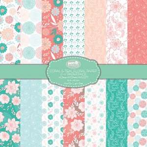 24 fogli Double face 12 pollici cartoncino con Texture di pizzo rosa e verde acqua 48 motivi Scrapbooking carta <span class=keywords><strong>stampa</strong></span> Offset - Product Image 4