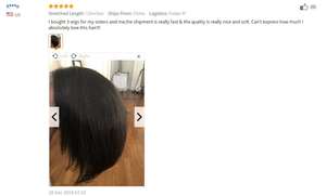 Perruques Courtes Carrées Full Lace <span class=keywords><strong>10</strong></span> à 12 Pouces <span class=keywords><strong>en</strong></span> Cheveux Humains Vierges Péruviens Remy aux Cuticules Alignées pour Femmes Afro-Américaines - Product Image 2