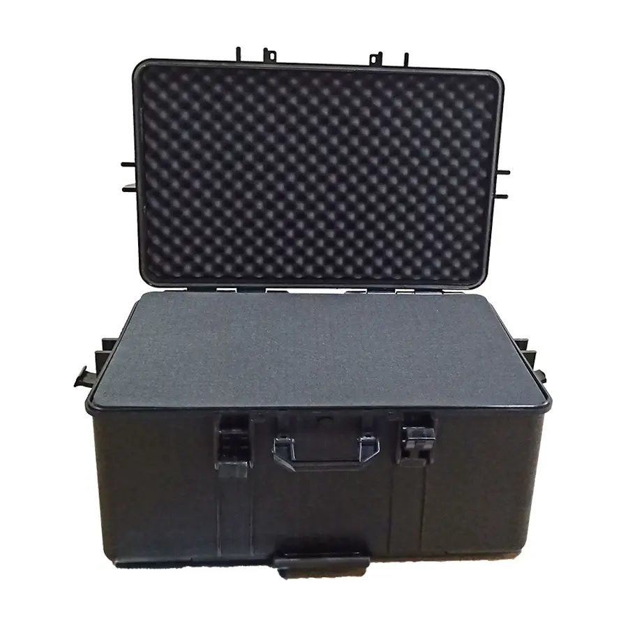 Trolley Toolbox Heavy Duty Big Tool Protective Flight Water Proof Plastic Case with Custom Foam