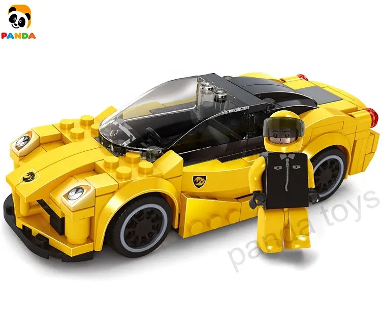 China Shantou Gold Fabrikanten Produceren Racewagen Bouwsteen Speelgoed Racewagen Interactief Speelgoed Ingenieur Craft Kits PA02151