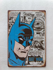 Popular Regalo <span class=keywords><strong>de</strong></span> <span class=keywords><strong>Los</strong></span> Cómics <span class=keywords><strong>de</strong></span> Superhéroes Comics Batman Bat Man Retro Cartel <span class=keywords><strong>de</strong></span> Chapa Decoración <span class=keywords><strong>Cueva</strong></span> Del Hombre - Product Image 4