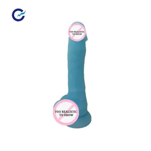 Dildo de Silicona Flexible con Imágenes de Pene para Sexo Femenino - Product Image 1