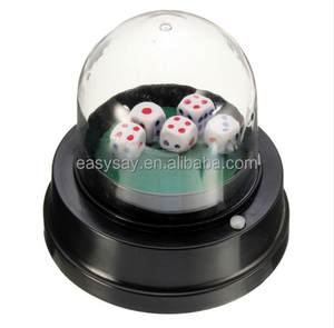 Nouveau Vente Automatique À Rouleaux <span class=keywords><strong>Dés</strong></span> Tasse Batterie Alimenté Pub Bar Party Game <span class=keywords><strong>Jouer</strong></span> <span class=keywords><strong>Avec</strong></span> 5 <span class=keywords><strong>Dés</strong></span> Noir - Product Image 1