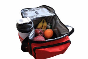 Caliente mejor venta personalizadas picnic acampar al aire libre aislado bolso más fresco rojo para latas <span class=keywords><strong>de</strong></span> cerveza - Product Image 3