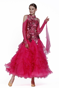 De color rosa 2014 líricos de la danza películas vestido de baile b-13167 - Product Image 3