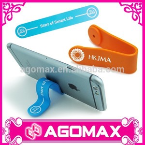 De alta calidad de regalo de <span class=keywords><strong>empresa</strong></span> magnética soporte de teléfono móvil de silicona m- clip titular - Product Image 2