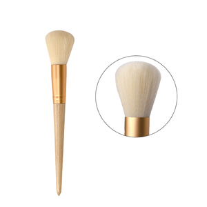 Etiqueta Privada de pelo de <span class=keywords><strong>cabra</strong></span> Fundación de bambú solo maquillaje cepillo - Product Image 4